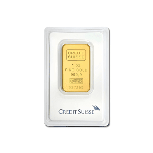 50g Credit Suisse Gold Bar, 50 g 24K