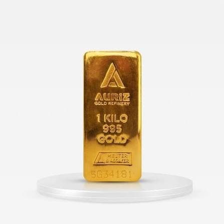 1kg Auriz Gold Bar, 1 kg 24K
